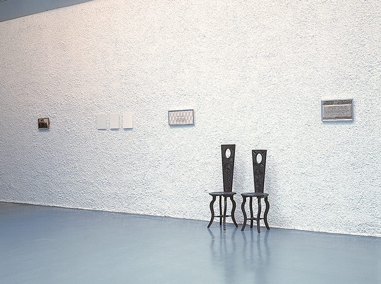 installation view: Narelle Jubelin - Dead Slow, 1991 | Centre for Contemporary Art, Glasgow
