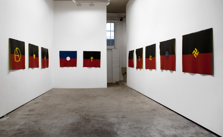 installation view: Archie Moore - Flag