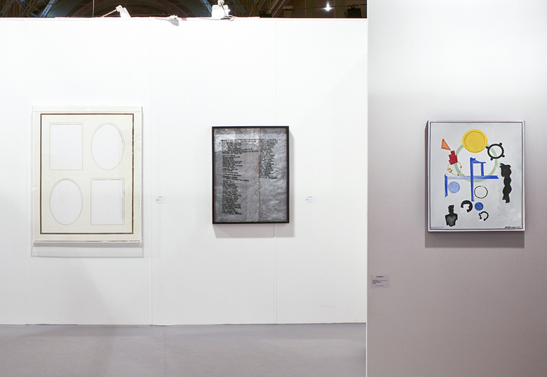 installation view: Melbourne Art Fair | Part II group show (E113), 2014 | Royal Exhibition Centre, Melbourne