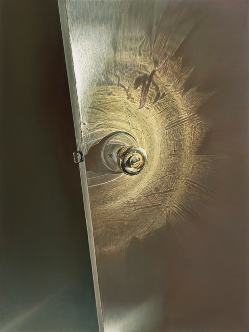 All that's in here is all that's out there (Apartment door)