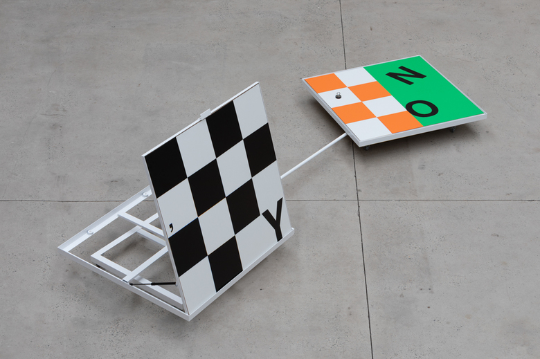 YES NO THE ERRORS ARE DIVINE (floor mobile)