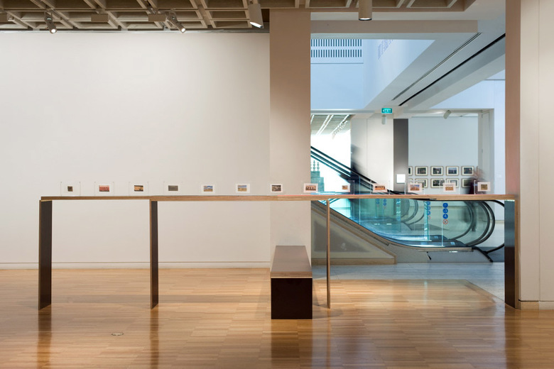 installation view: Narelle Jubelin with Ângela Ferreira - The Great Divide, 2009, Art Gallery of New South Wales, Image © Art Gallery of New South Wales